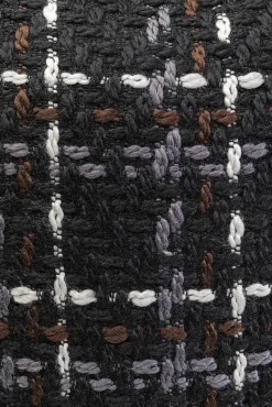 New KARE Design Poduszka dekoracyjna czarna wzór 3-kolorowy 45x45 cm - KARE