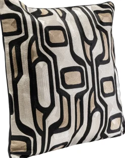 Best KARE Design Poduszka dekoracyjna 3-kolorowa labirynt 50x50 cm - KARE