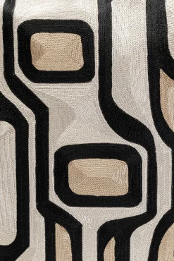 Best KARE Design Poduszka dekoracyjna 3-kolorowa labirynt 50x50 cm - KARE