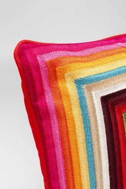 Discount KARE Design Poduszka dekoracyjna kolorowe kwadraty 50x50 cm - KARE