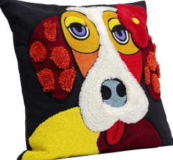 Sale KARE Design Poduszka dekoracyjna Make Up Dog 45x45 cm kolorowa - KARE