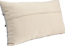 Sale KARE Design Poduszka dekoracyjna Nevis 60x35 cm szara - wzory kolorowe - KARE