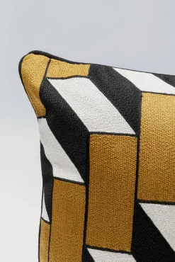 Fashion KARE Design Poduszka dekoracyjna prostokątna wzór schody 60x40 cm - KARE