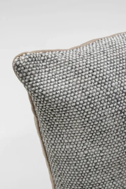 Sale KARE Design Poduszka dekoracyjna szaro-beżowa do salonu 50x30 cm - KARE