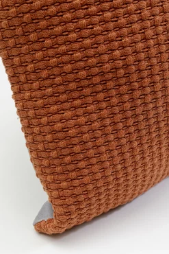 Clearance KARE Design Poduszka dekoracyjna szaro-brązowa wzór śladu opony 50x30 cm - KARE