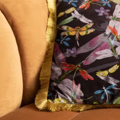 Fashion KARE Design Poduszka dekoracyjna Tropical Garden Fringe 45x45 cm - KARE