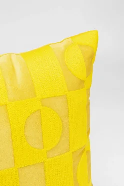 Clearance KARE Design Poduszka dekoracyjna w kolorze zółtym 45x45 cm - KARE