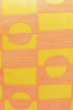 Online KARE Design Poduszka dekoracyjna w kolorze pomarańczowo-żółtym 45x45 cm - KARE