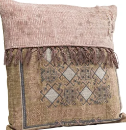 Online KARE Design Poduszka dekoracyjna Yurt Light Fringes 45x45 cm kolorowa - KARE