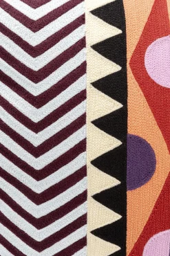 Clearance KARE Design Poduszka dekoracyjna zygzak i wzory geometryczne 45x45 cm - KARE