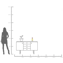 Best KARE Design Pojemnik dekoracyjny Circus 11x26 cm kolorowy - KARE