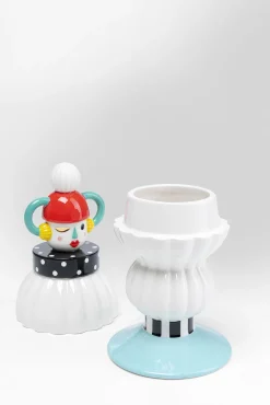 New KARE Design Pojemnik dekoracyjny Puppet Ø10x26 cm kolorowy - KARE