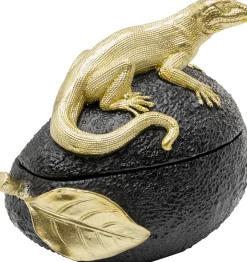 Clearance KARE Design Pudełko dekoracyjne Avocado Lizard 15cm - KARE
