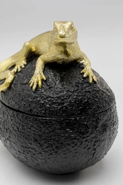 Clearance KARE Design Pudełko dekoracyjne Avocado Lizard 15cm - KARE