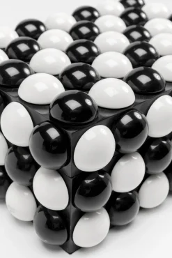 Clearance KARE Design Pudełko na biżuterię czarno-białe kropki 21x16 cm - KARE