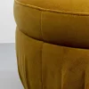 Fashion KARE Design Pufa do salonu okrągła w kolorze żółtym Ø56x42 cm - KARE
