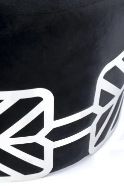 Discount KARE Design Pufa Jenna Ø61x41 cm czarna - KARE