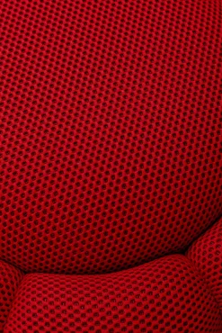 Sale KARE Design Pufa Peppo Bloom czerwona Ø72cm - KARE