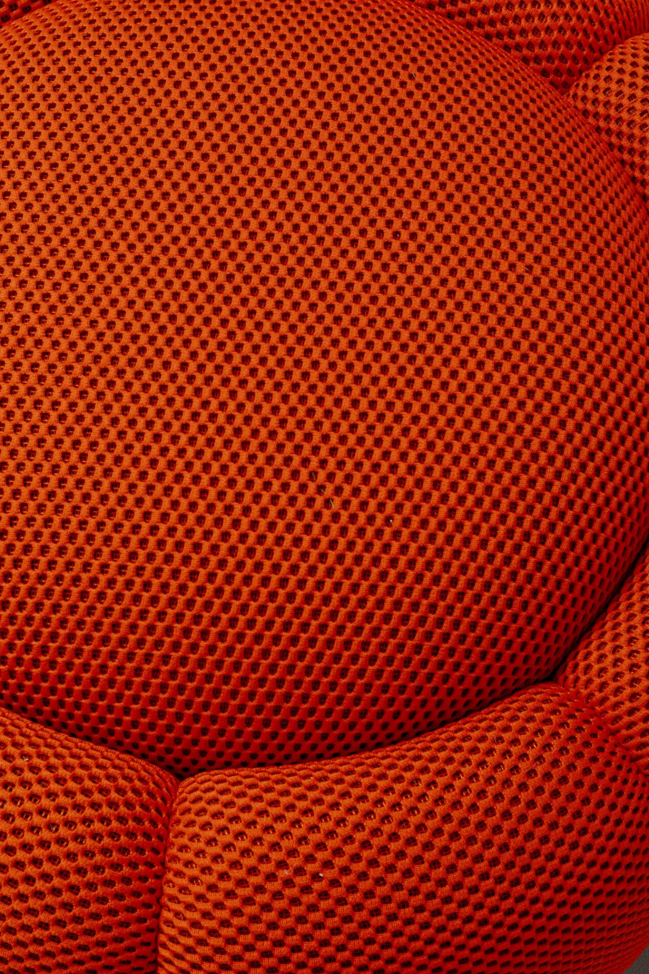 Clearance KARE Design Pufa Peppo Bloom pomarańczowa Ø72cm - KARE