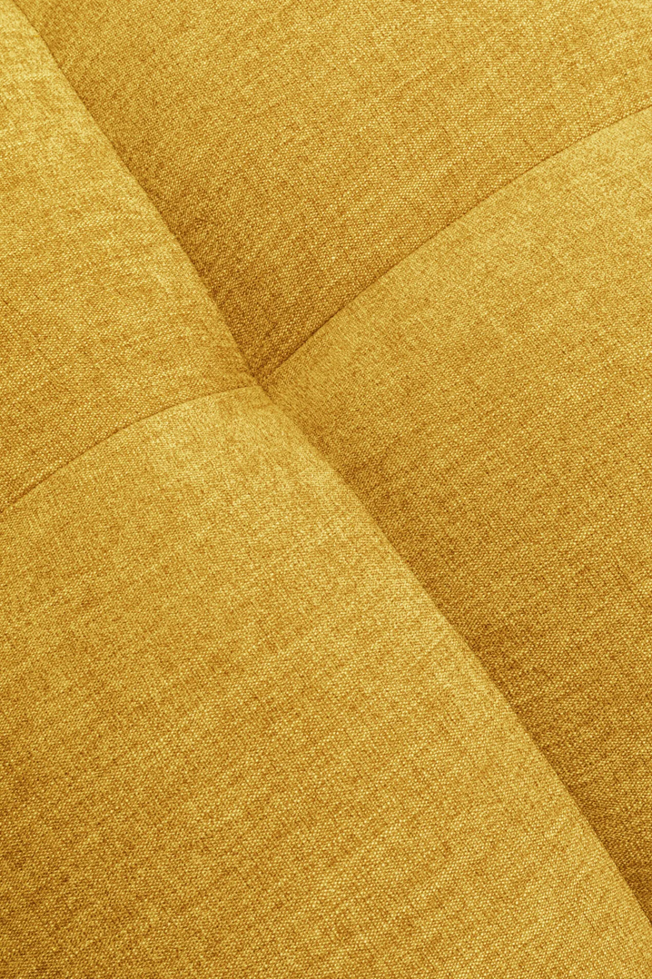 Clearance KARE Design Pufa pikowana duża w kolorze żółtym 125x82 cm - KARE