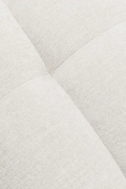 Discount KARE Design Pufa pikowana duża w kolorze kremowym 125x82 cm - KARE