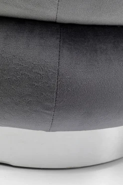 Sale KARE Design Pufa Sandwich Triple Ø40x45 cm odcienie szarości - KARE