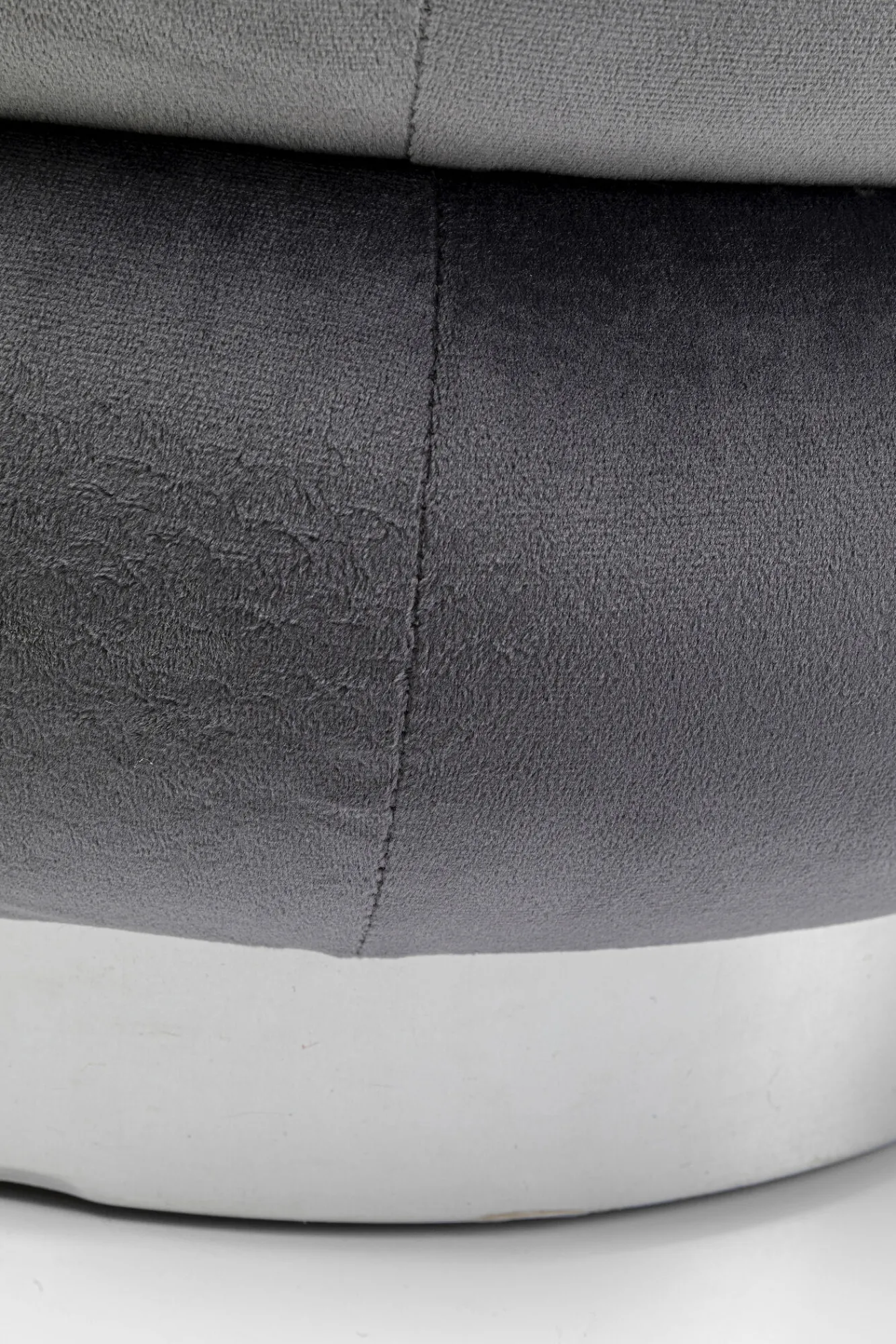 Sale KARE Design Pufa Sandwich Triple Ø40x45 cm odcienie szarości - KARE