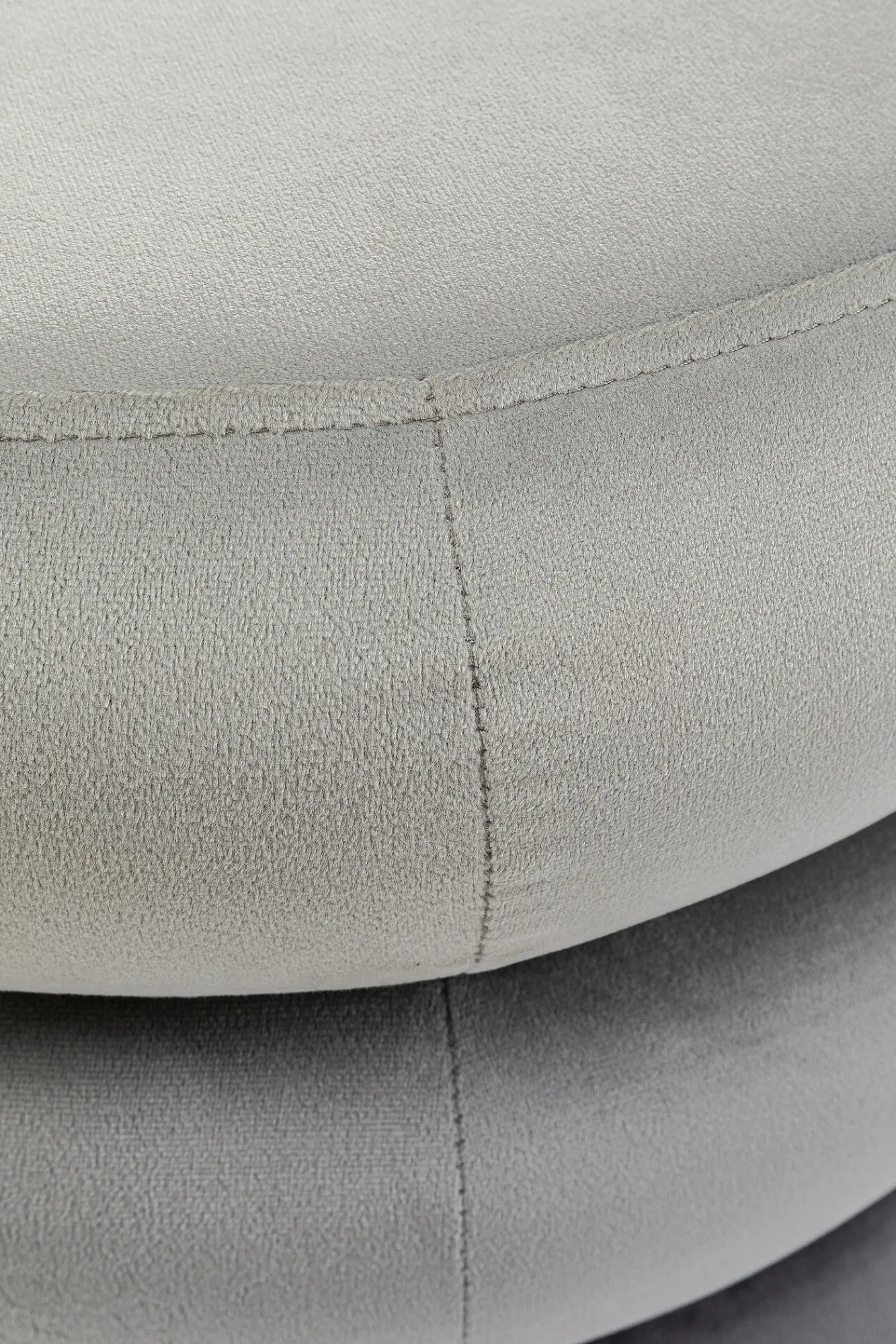 Sale KARE Design Pufa Sandwich Triple Ø40x45 cm odcienie szarości - KARE