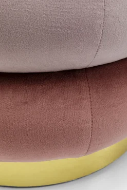 Best KARE Design Pufa Sandwich Triple Ø40x45 cm odcienie różu - KARE