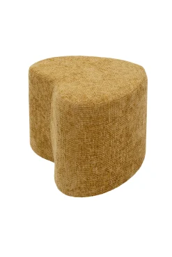 Best KARE Design Pufa żółta w kształcie serca 34x36 cm - KARE