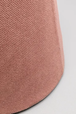 Fashion KARE Design Pufa ze schowkiem i uchwytami tapicerowana różowa okrągła Ø51x49 cm - KARE