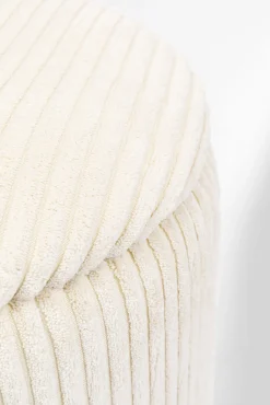 Discount KARE Design Pufy tapicerowane ze schowkiem beżowe podstawy złote 2-set - KARE