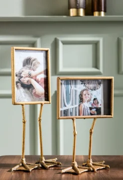 Fashion KARE Design Ramka Duck Feet pionowa 19x29 cm złota - KARE