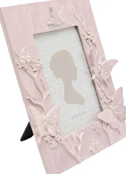 Hot KARE Design Ramka na zdjęcia Butterfly różowa 10x15cm - KARE