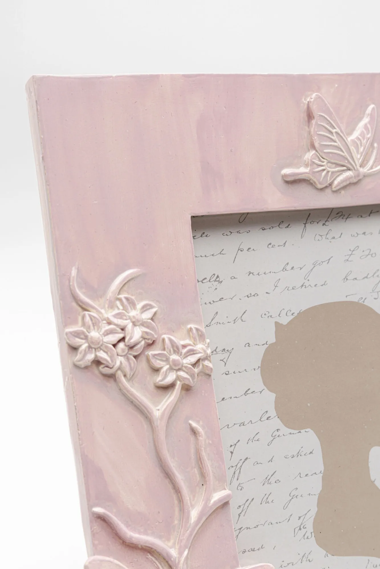 Hot KARE Design Ramka na zdjęcia Butterfly różowa 10x15cm - KARE