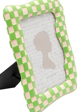 Outlet KARE Design Ramka na zdjęcia Checker zielona 13x18cm - KARE