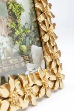 Best KARE Design Ramka na zdjęcia Flower 21x26 cm złota - KARE