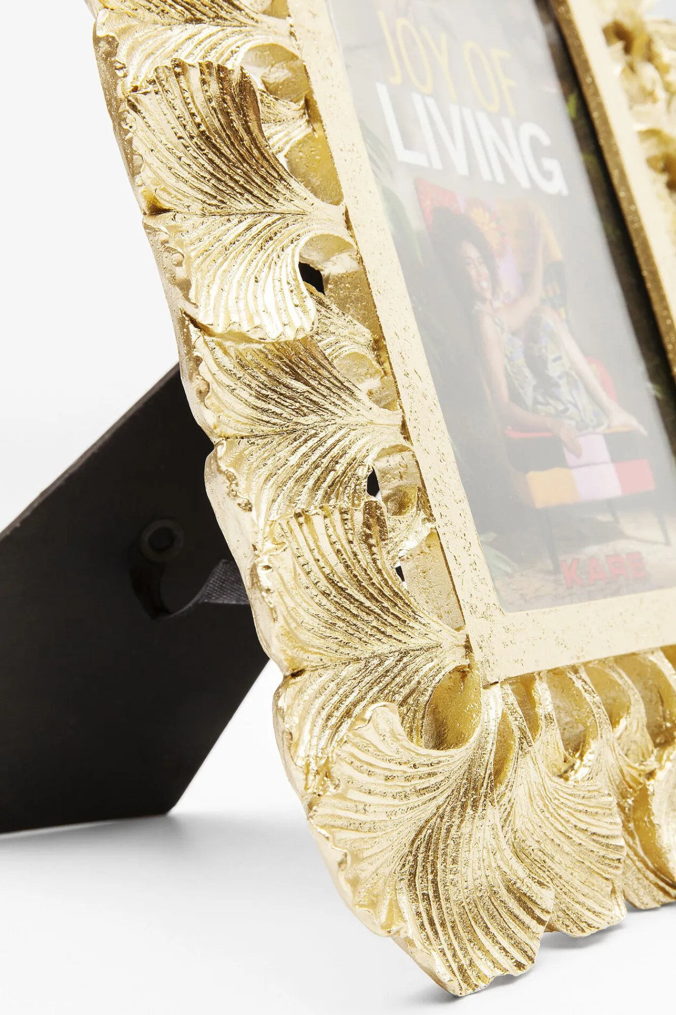 Fashion KARE Design Ramka na zdjęcia Gingko 21x26 cm złota - KARE