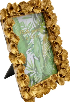 Discount KARE Design Ramka na zdjęcia Ginkgo Leaf złota 20x24cm - KARE