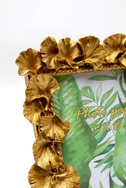Discount KARE Design Ramka na zdjęcia Ginkgo Leaf złota 20x24cm - KARE