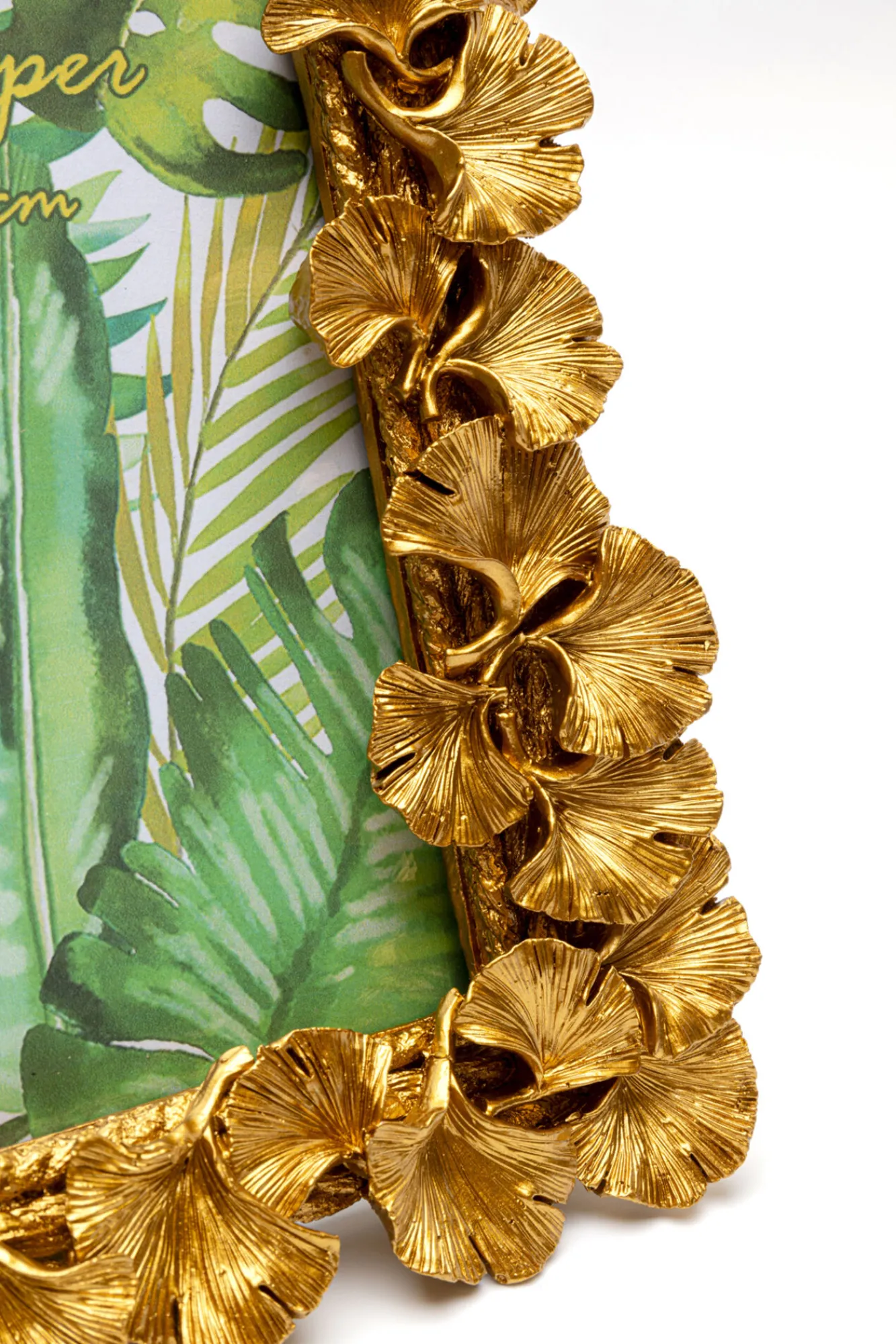 Discount KARE Design Ramka na zdjęcia Ginkgo Leaf złota 20x24cm - KARE