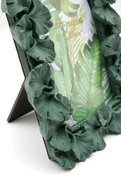 Outlet KARE Design Ramka na zdjęcia Ginkgo Leaf zielona 17x20cm - KARE