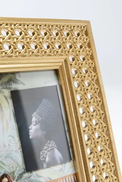 Sale KARE Design Ramka na zdjęcia Holes 21x26 cm złota - KARE