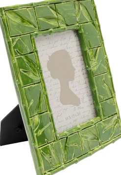 Online KARE Design Ramka na zdjęcia Leaf zielona 10x15cm - KARE