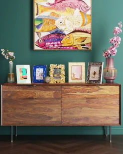 Discount KARE Design Ramka na zdjęcia Leaves 20x24 cm złota - KARE