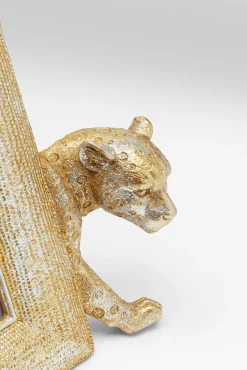 Best KARE Design Ramka na zdjęcia Leopard 28x23 cm złota - KARE