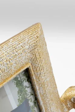 Best KARE Design Ramka na zdjęcia Leopard 28x23 cm złota - KARE