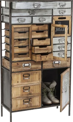 Fashion KARE Design Regał Art Factory 132x76 cm drewniany - KARE