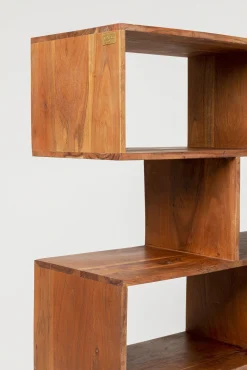 Clearance KARE Design Regał Authentico Zick Zack 100x180 cm drewniany - KARE