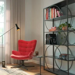 Best KARE Design Regał Circle 100x200 cm czarny - KARE